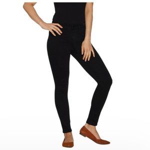 Laurie Felt Silky Denim Colored Skinny Ankle Pull On Ankle